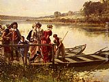 At The Ferry by Adrien Moreau